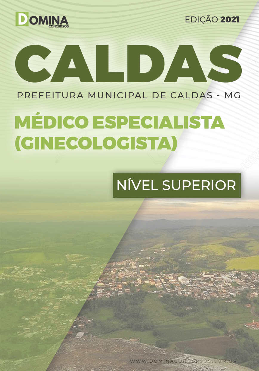 Apostila Concurso Pref Caldas MG 2021 Médico Ginecologista