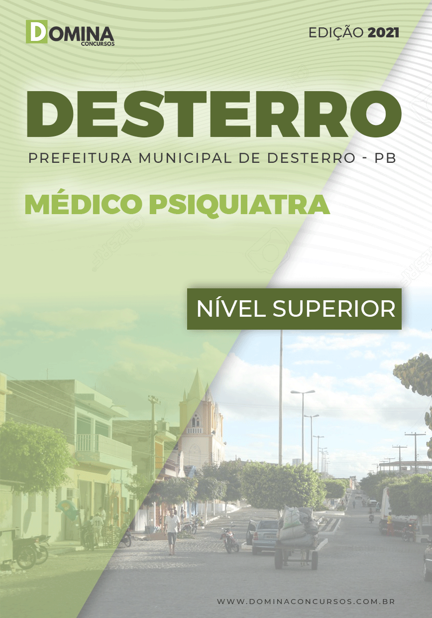 Apostila Concurso Pref Desterro PB 2021 Médico Psiquiatra