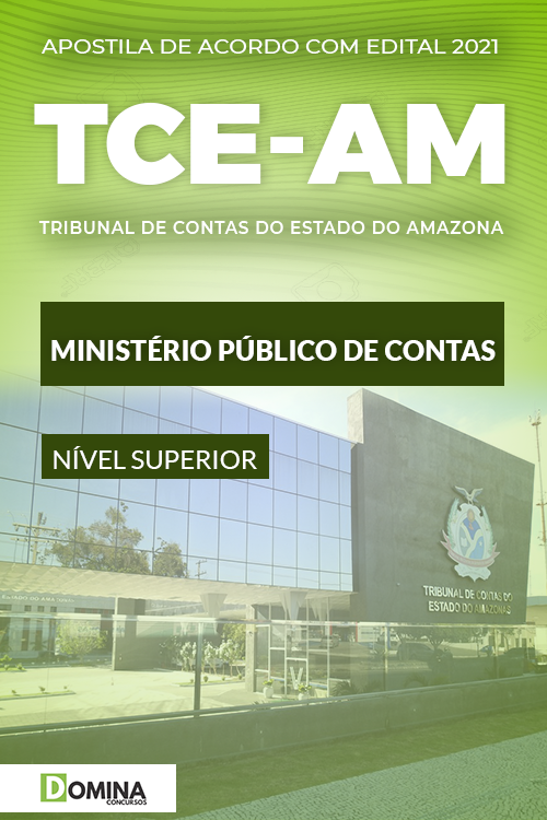 Apostila Concurso TCE AM 2021 Ministério Público de Contas