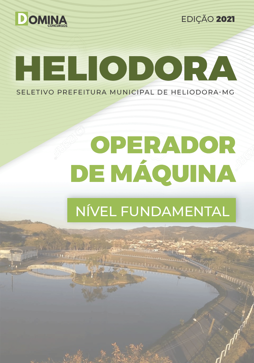 Apostila Concurso Pref Heliodora MG 2021 Operador de Máquina