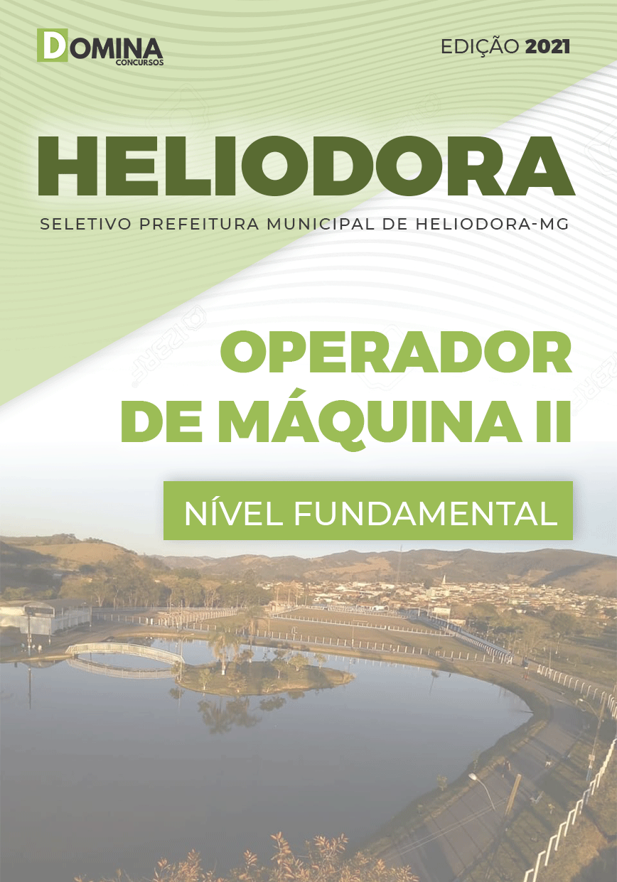 Apostila Pref Heliodora MG 2021 Operador de Máquina II