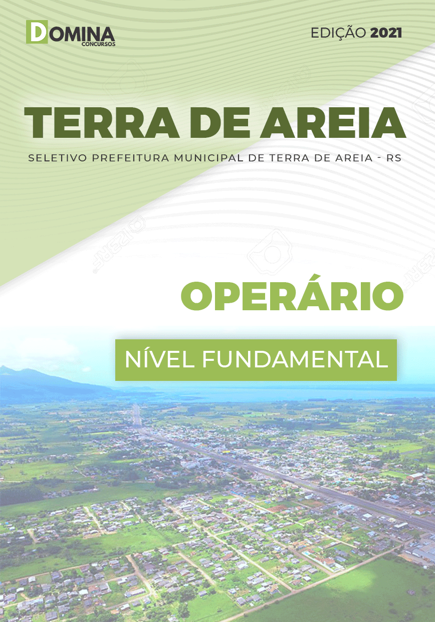 Apostila Seletivo Terra de Areia RS 2021 Operário