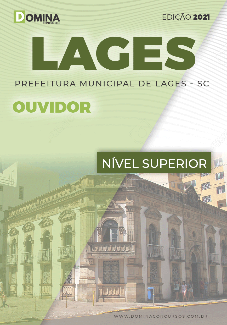 Apostila Processo Seletivo Pref Lages SC 2021 Ouvidor