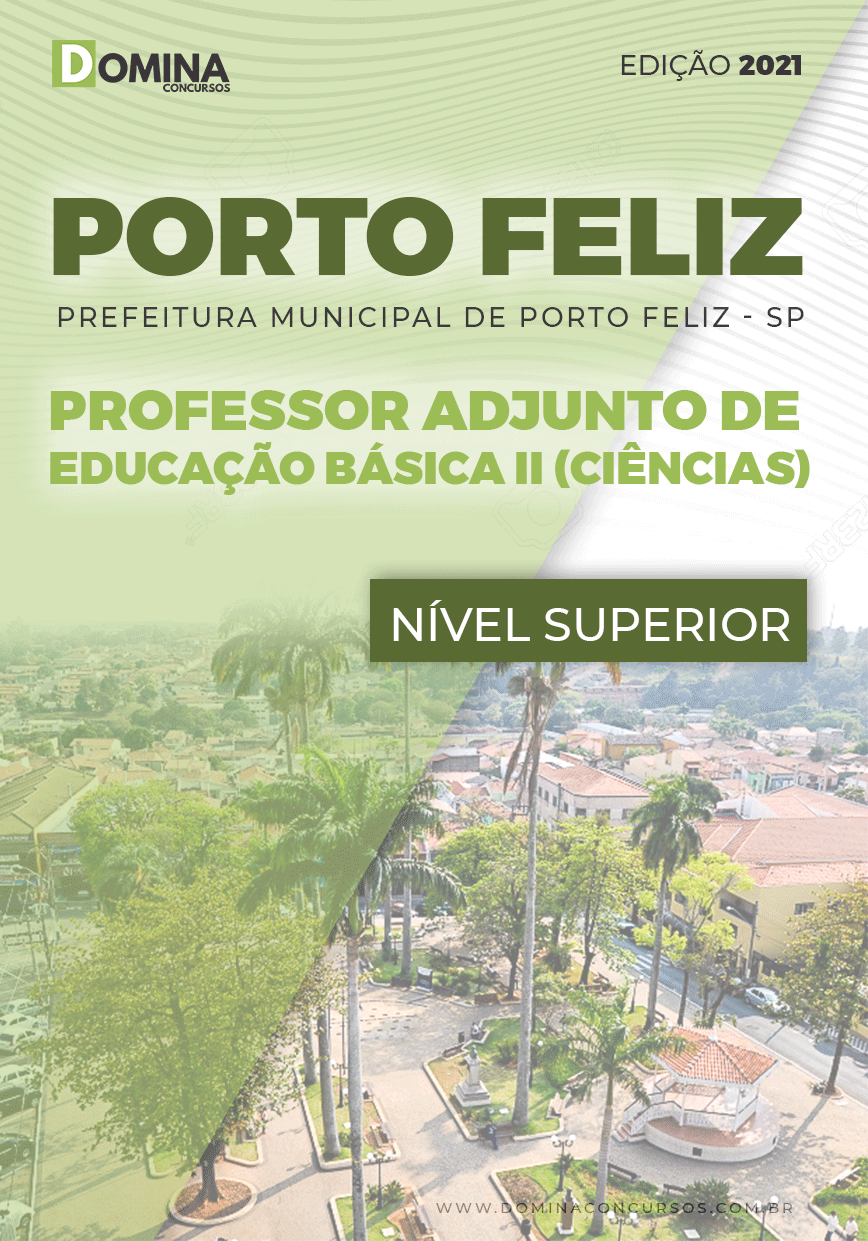 Apostila Pref Porto Feliz SP 2021 Professor Adjunto II Ciências