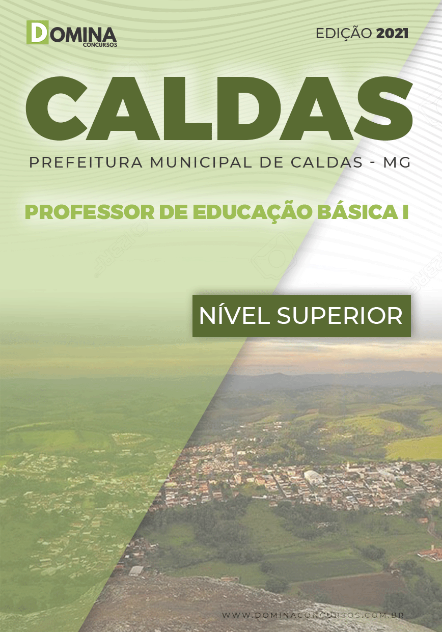 Apostila Pref Caldas MG 2021 Professor de Educação Básica I