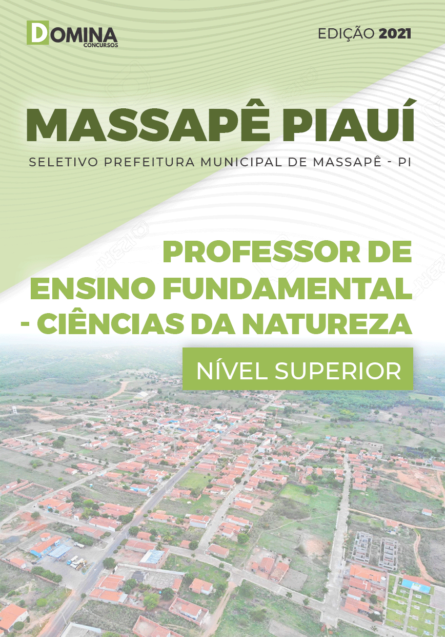 Apostila Pref Massapê Piauí PI 2021 Professor Ciências da Natureza