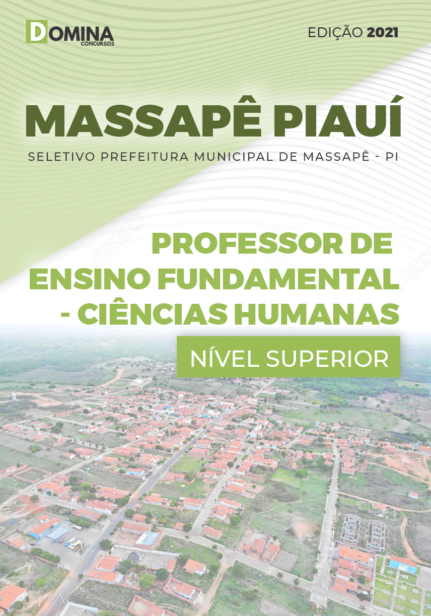 Apostila Pref Massapê Piauí PI 2021 Professor Ciências Humanas