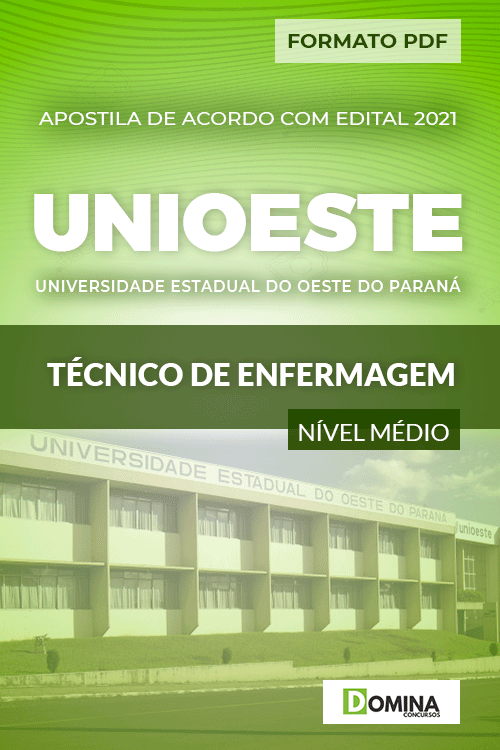 Apostila Seletivo Unioeste PR 2021 Técnico de Enfermagem