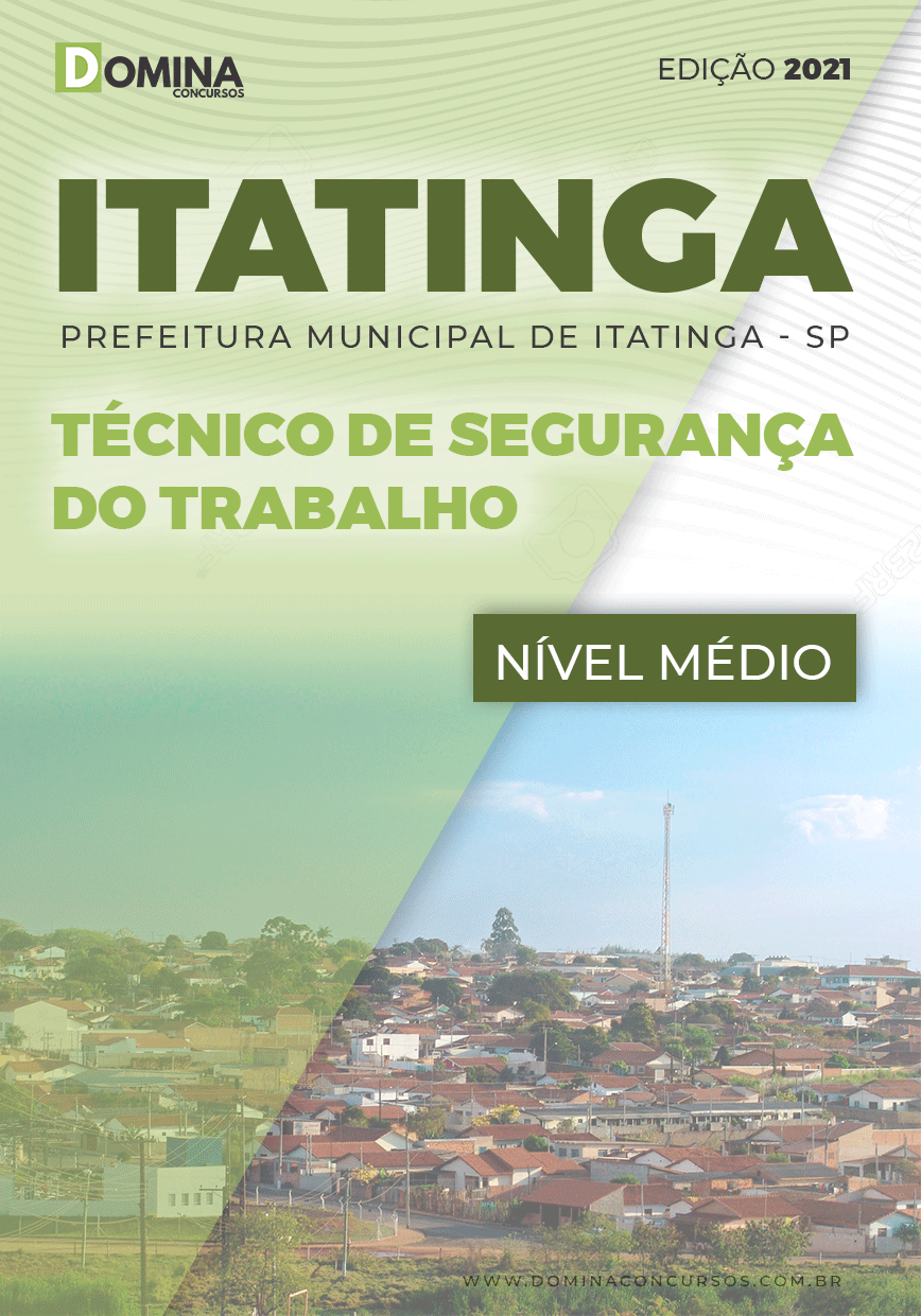 Apostila Pref Itatinga SP 2021 Técnico de Segurança do Trabalho