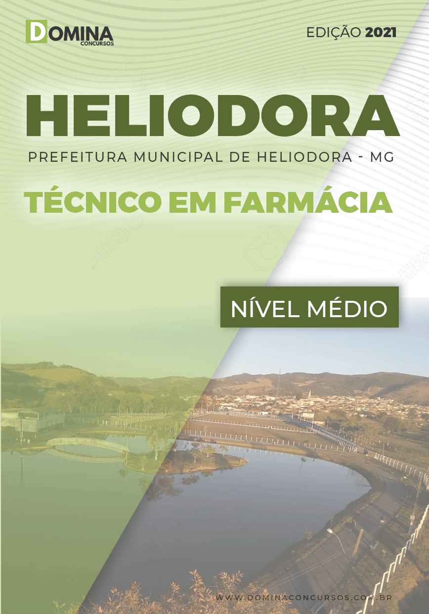 Apostila Pref Heliodora MG 2021 Técnico em Farmácia