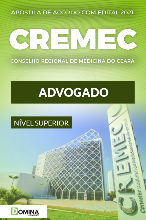 Apostila Concurso Público CREMEC CE 2021 Advogado