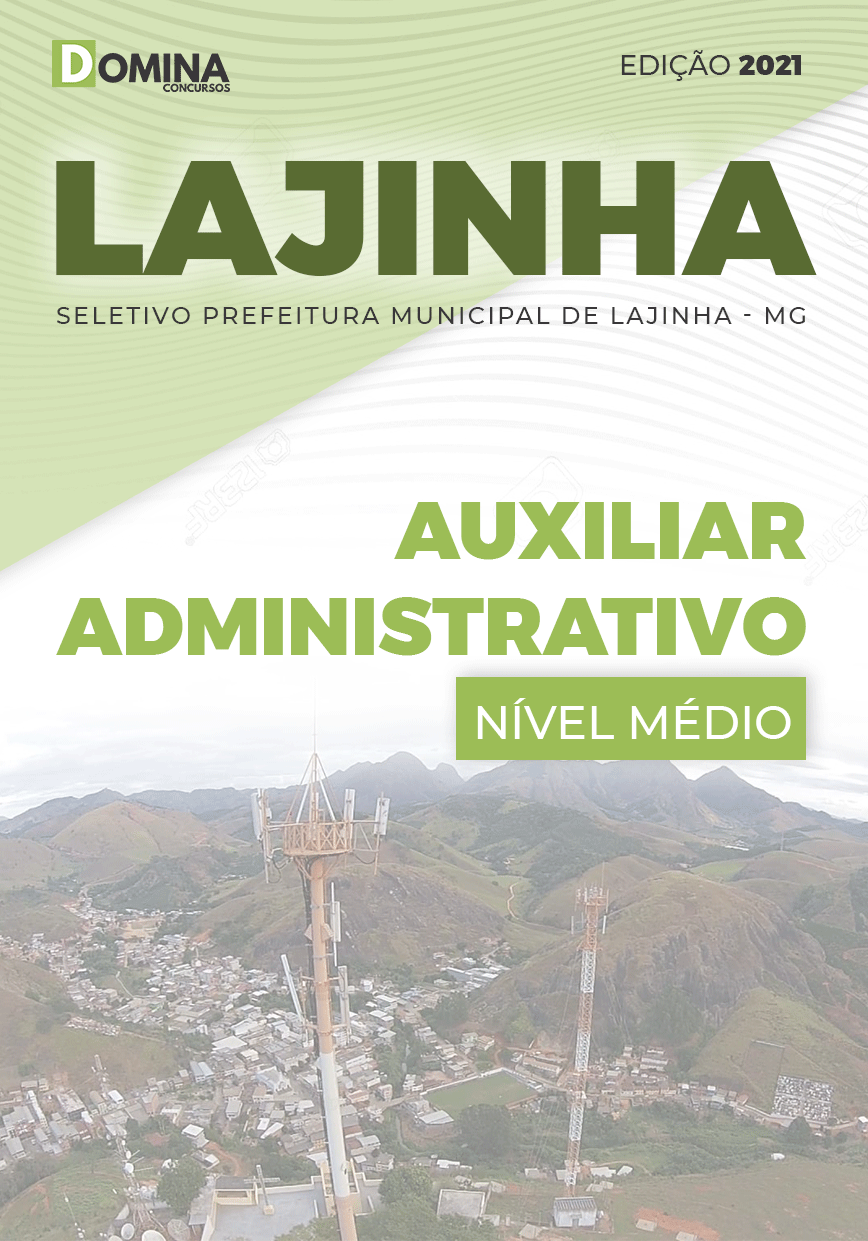 Apostila Seletivo Pref Lajinha MG 2021 Auxiliar Administrativo