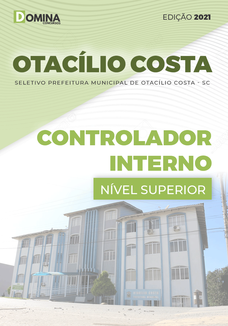 Apostila Pref Otacílio Costa SC 2021 Controlador Interno