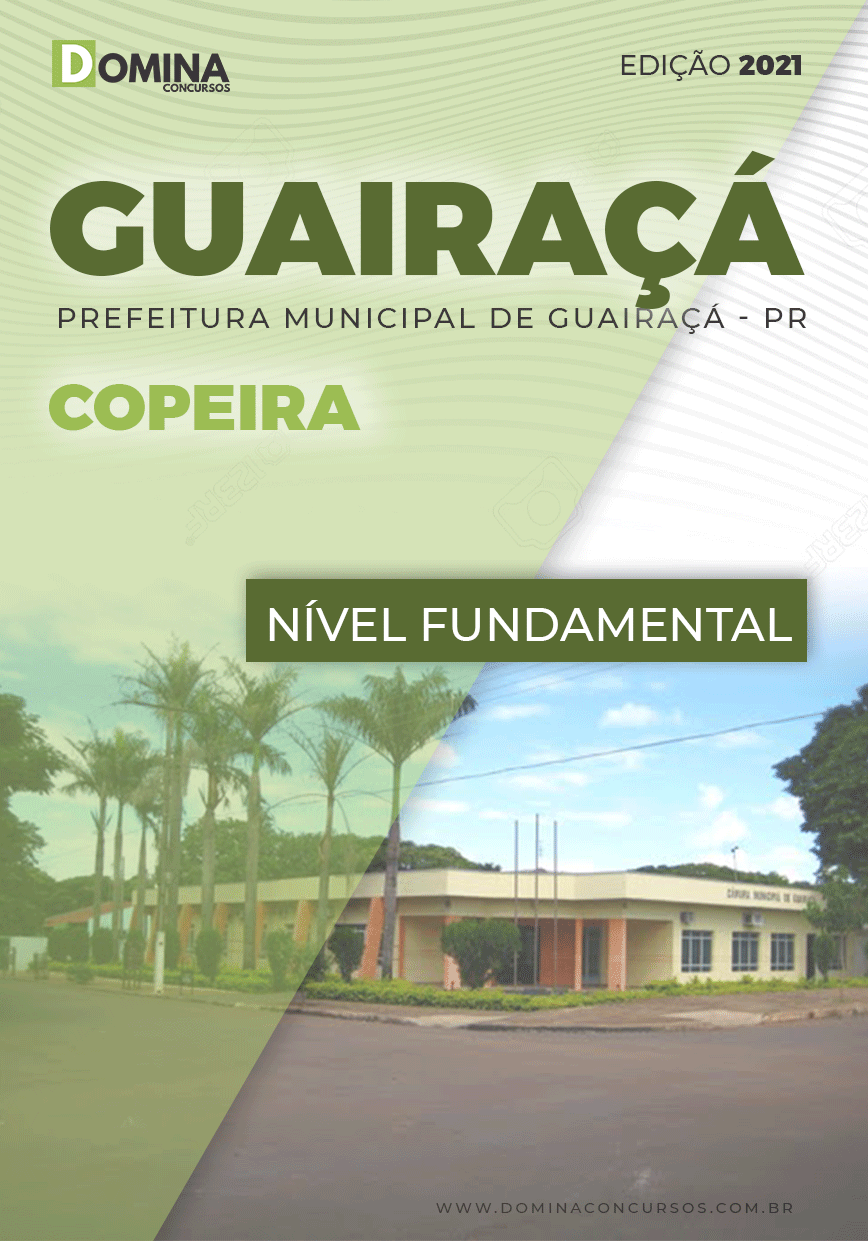 Apostila Concurso Câmara Guairaçá PR 2021 Copeira