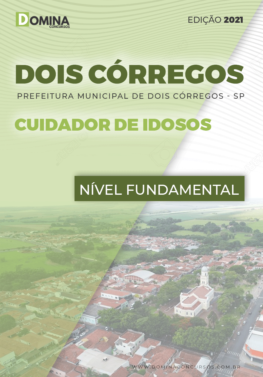 Apostila Concurso Pref Dois Córregos SP 2021 Cuidador de Idosos
