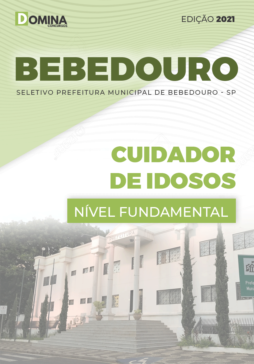 Apostila Seletivo Pref Bebedouro SP 2021 Cuidador de Idosos