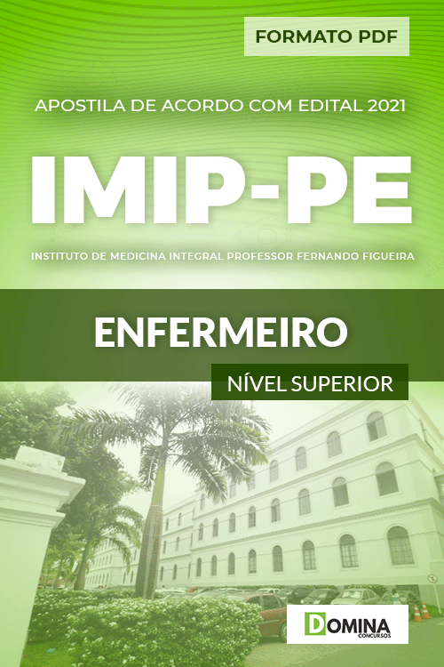 Apostila Processo Seletivo IMIP PE 2021 Enfermeiro