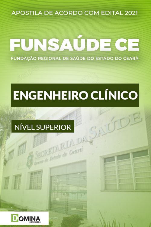 Apostila Concurso Público FUNSAÚDE CE 2021 Engenheiro Clínico