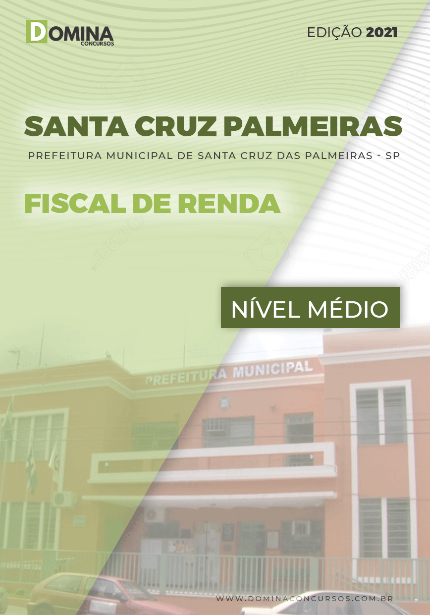Apostila Santa Cruz das Palmeiras SP 2021 Fiscal de Renda