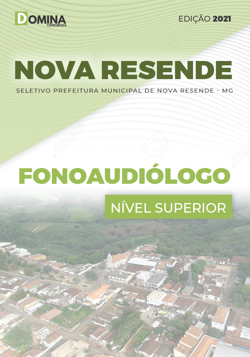 Apostila Seletivo Pref Nova Resende MG 2021 Fonoaudiólogo