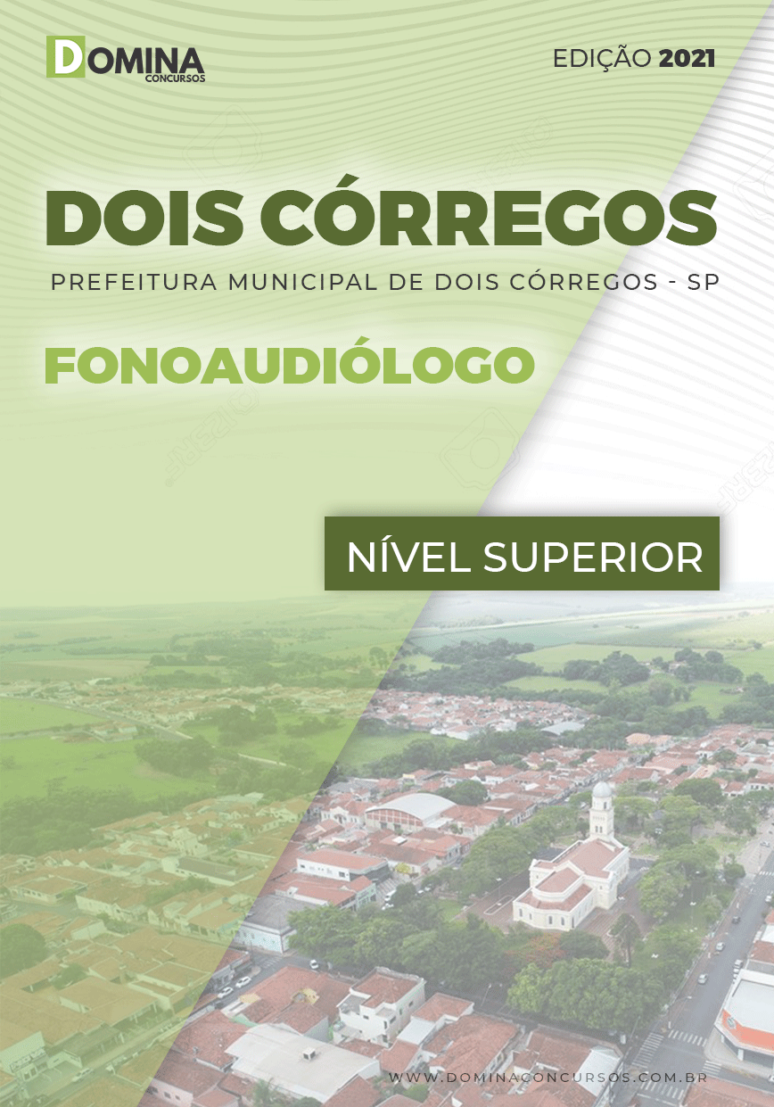 Apostila Concurso Pref Dois Córregos SP 2021 Fonoaudiólogo