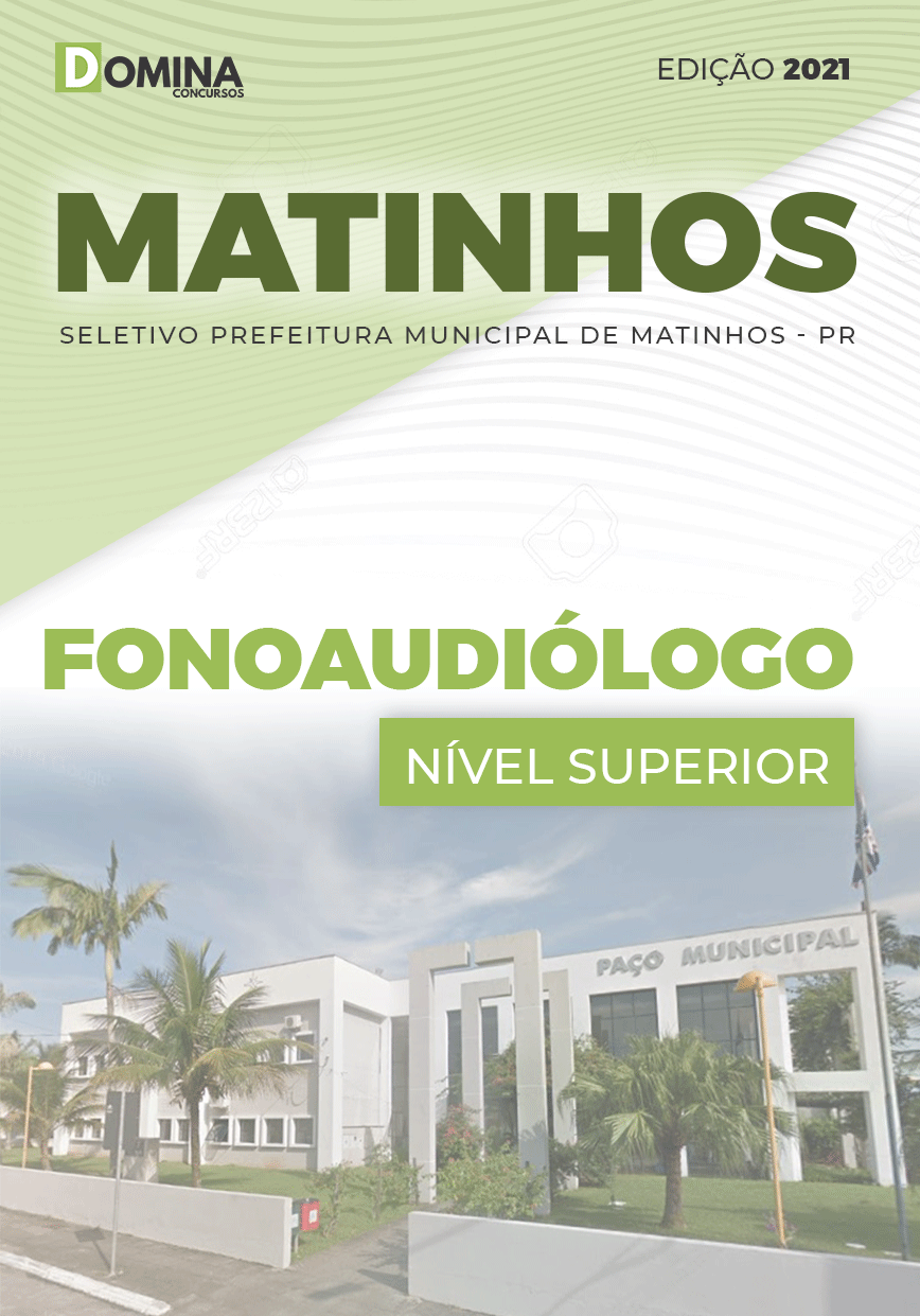 Apostila Seletivo Pref Matinhos PR 2021 Fonoaudiólogo