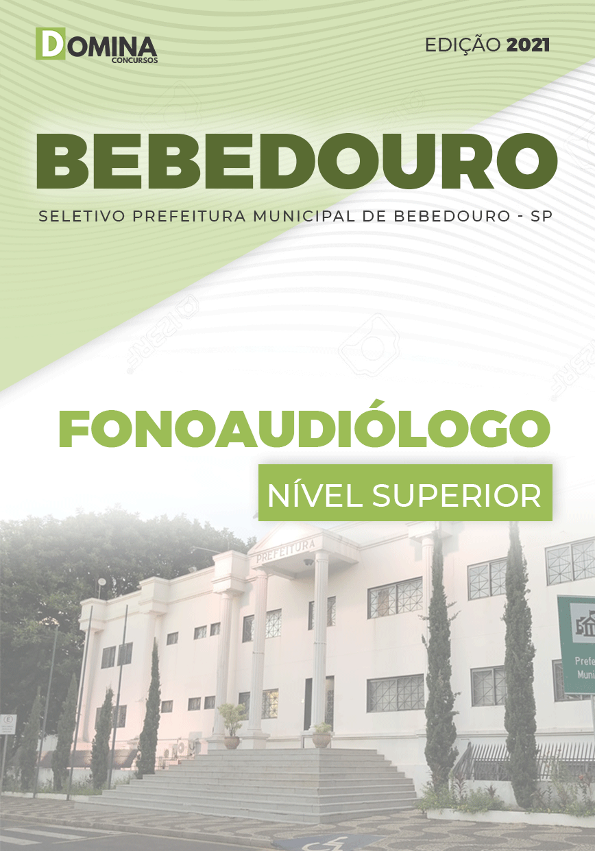 Apostila Seletivo Pref Bebedouro SP 2021 Fonoaudiólogo
