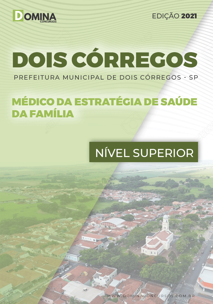 Apostila Concurso Pref Dois Córregos SP 2021 Médico ESF