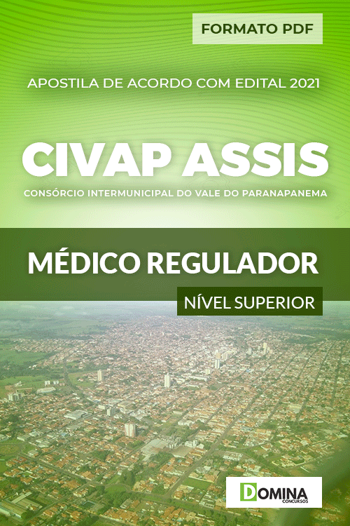 Apostila Seletivo CIVAP de Assis SP 2021 Médico Regulador