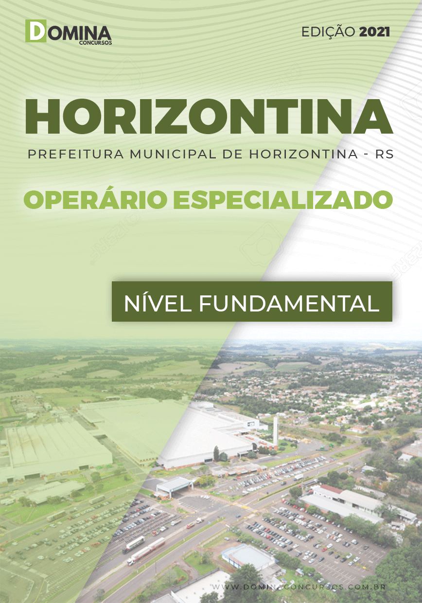Apostila Concurso Pref Horizontina RS 2021 Operário Especializado
