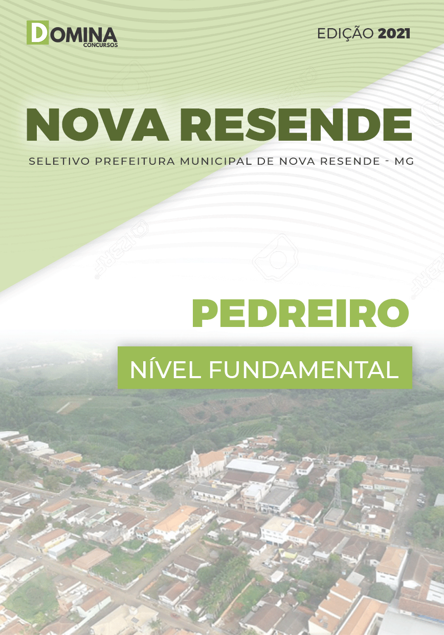 Apostila Seletivo Pref Nova Resende MG 2021 Pedreiro