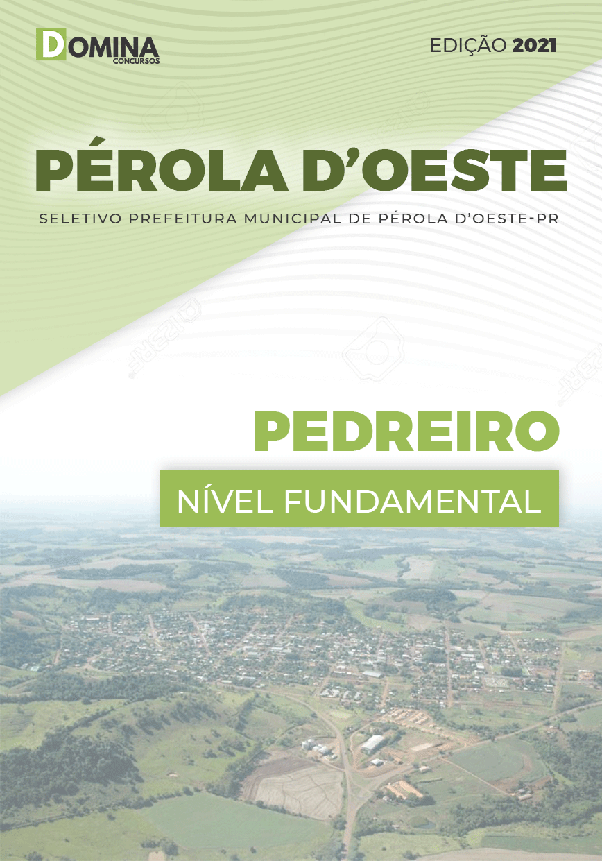 Apostila Seletivo Pref Pérola D’Oeste PR 2021 Pedreiro