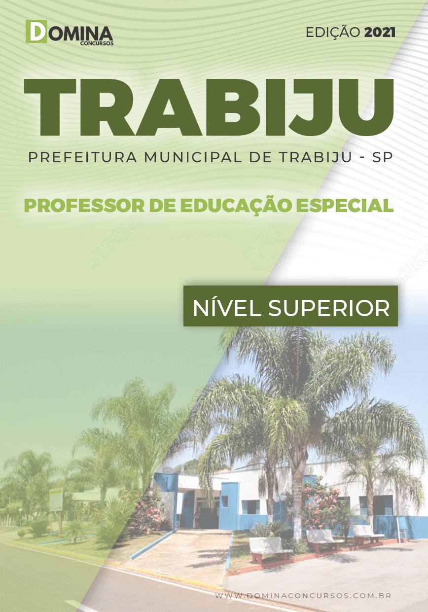 Apostila Seletivo Pref Trabiju SP 2021 Professor de Educação Especial