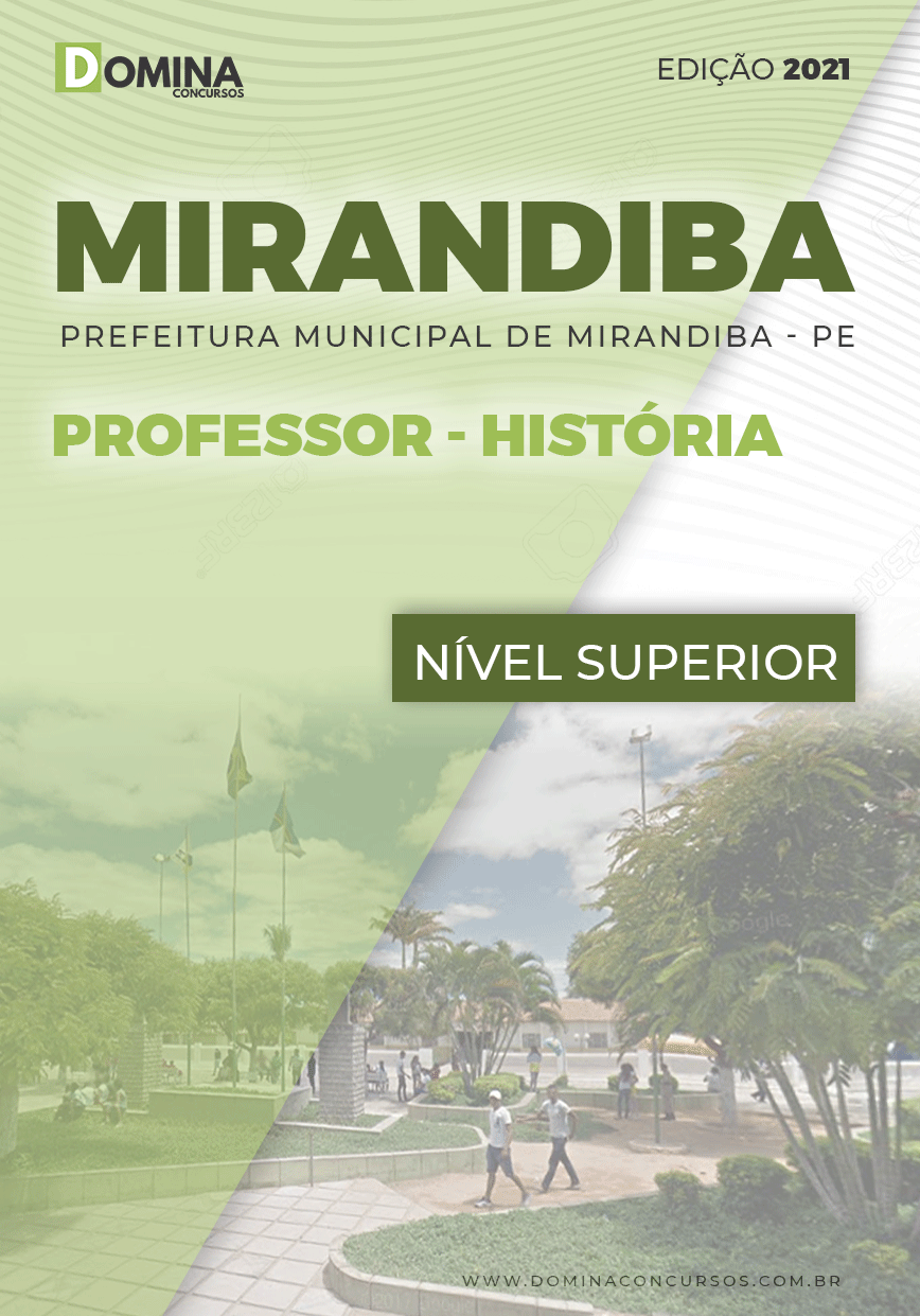 Apostila Concurso Pref Mirandiba PE 2021 Professor História
