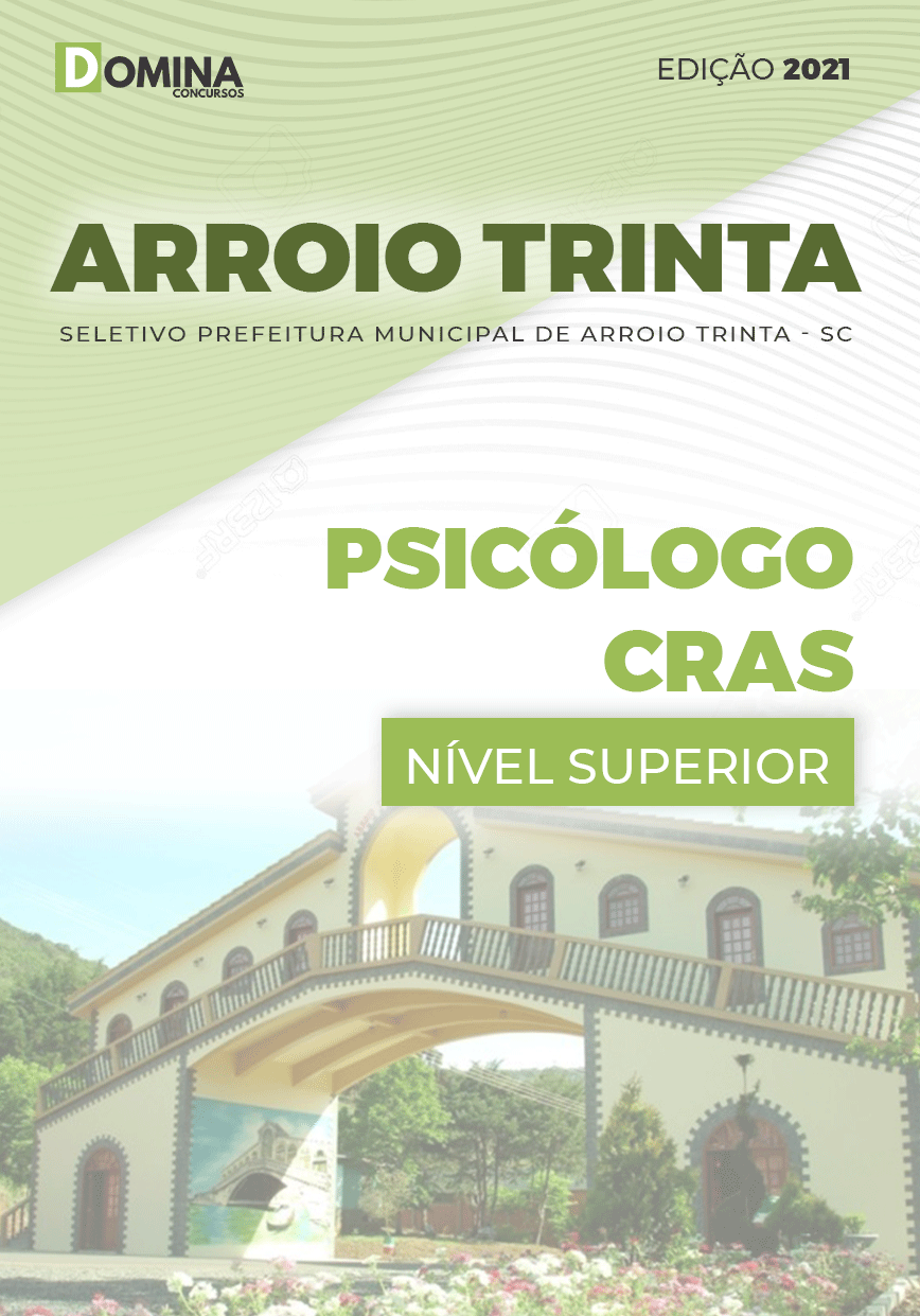 Apostila Seletivo Pref Arroio Trinta SC 2021 Psicólogo