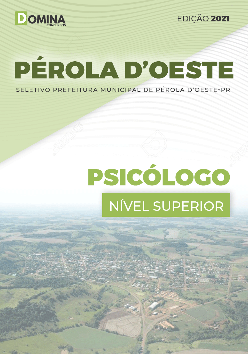 Apostila Seletivo Pref Pérola D’Oeste PR 2021 Psicólogo