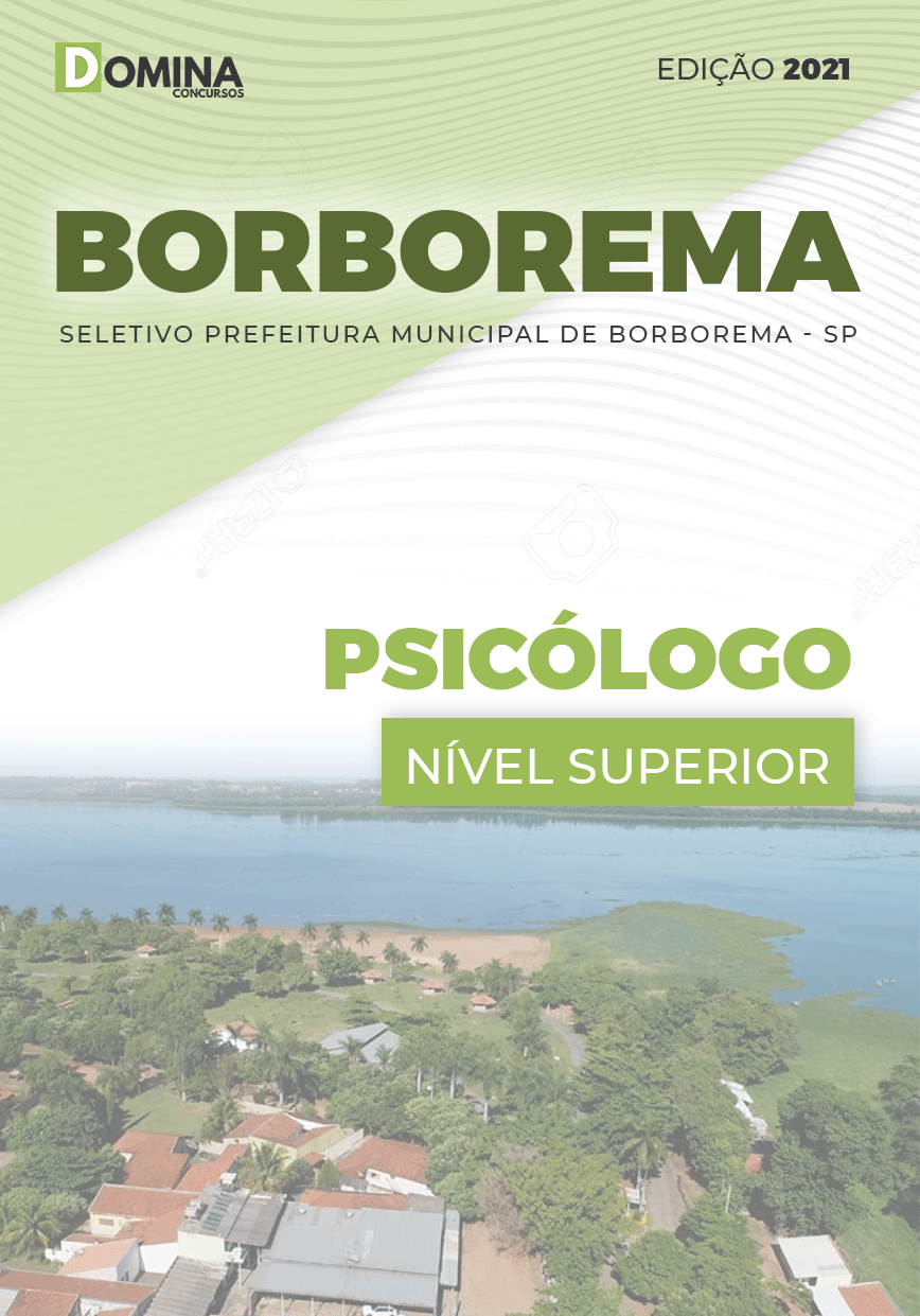 Apostila Seletivo Pref Borborema SP 2021 Psicólogo