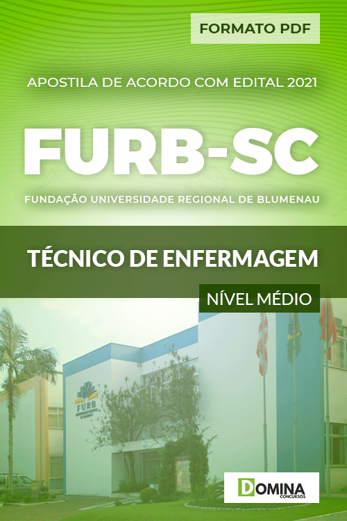 Apostila Seletivo FURB SC 2021 Técnico de Enfermagem