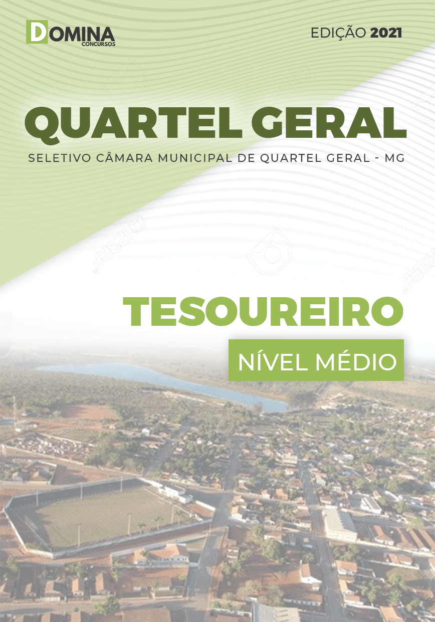 Apostila Seletivo Câmara Quartel Geral MG 2021 Tesoureiro