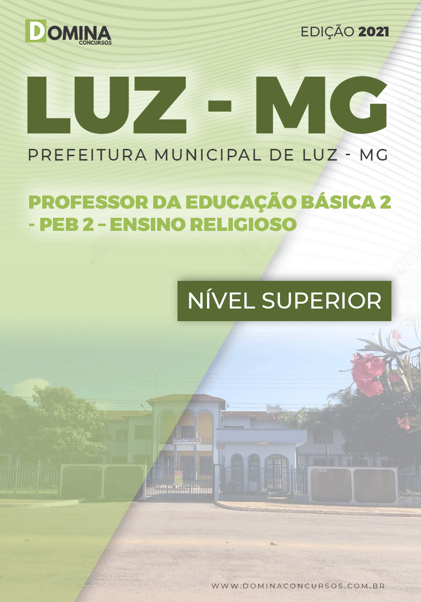 Apostila Concurso Pref Luz MG 2021 Professor Ensino Religioso