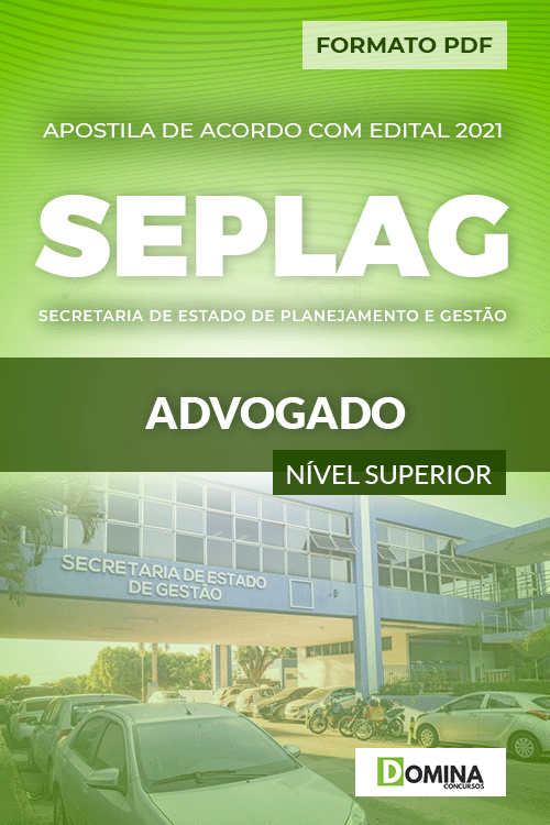 Apostila Processo Seletivo SEPLAG IAPEN 2021 Advogado