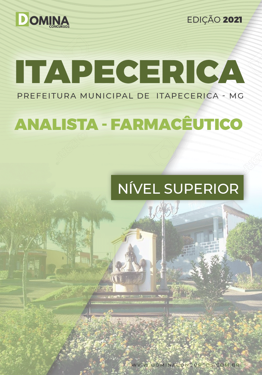 Apostila Concurso Pref Itapecerica MG 2021 Analista Farmacêutico