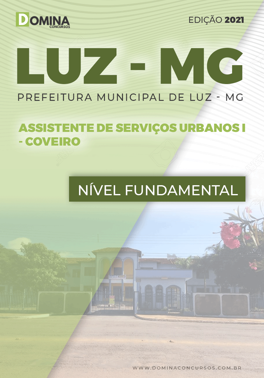 Apostila Concurso Público Pref Luz MG 2021 Coveiro