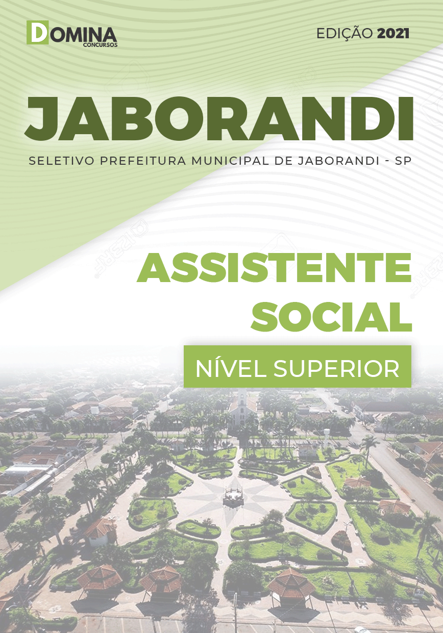 Apostila Processo Seletivo Jaborandi SP 2021 Assistente Social