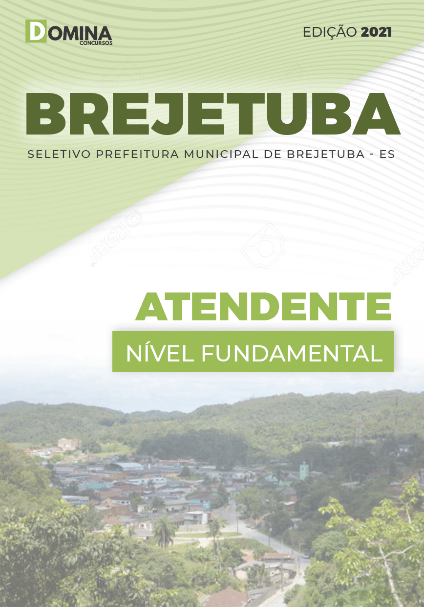 Apostila Processo Seletivo Pref Brejetuba ES 2021 Atendente