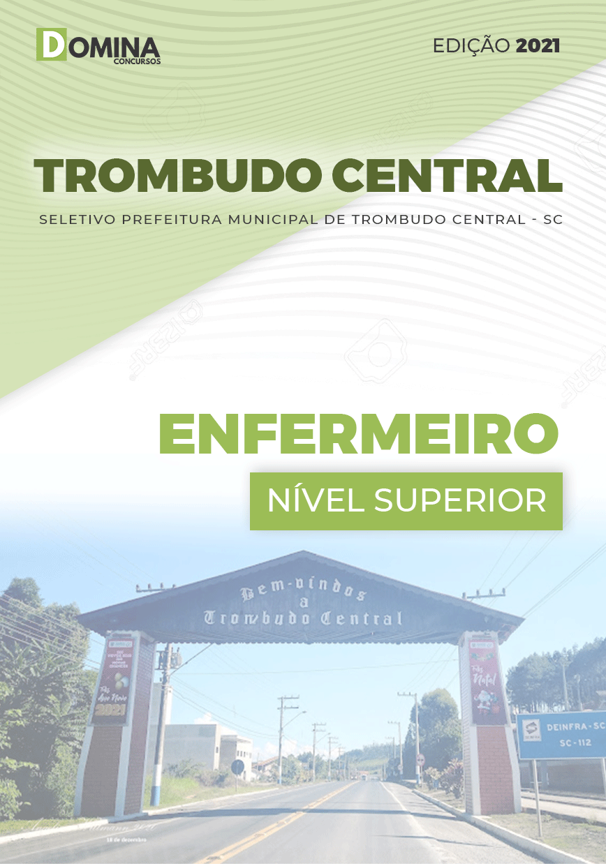 Apostila Seletivo Pref Trombudo Central SC 2021 Enfermeiro
