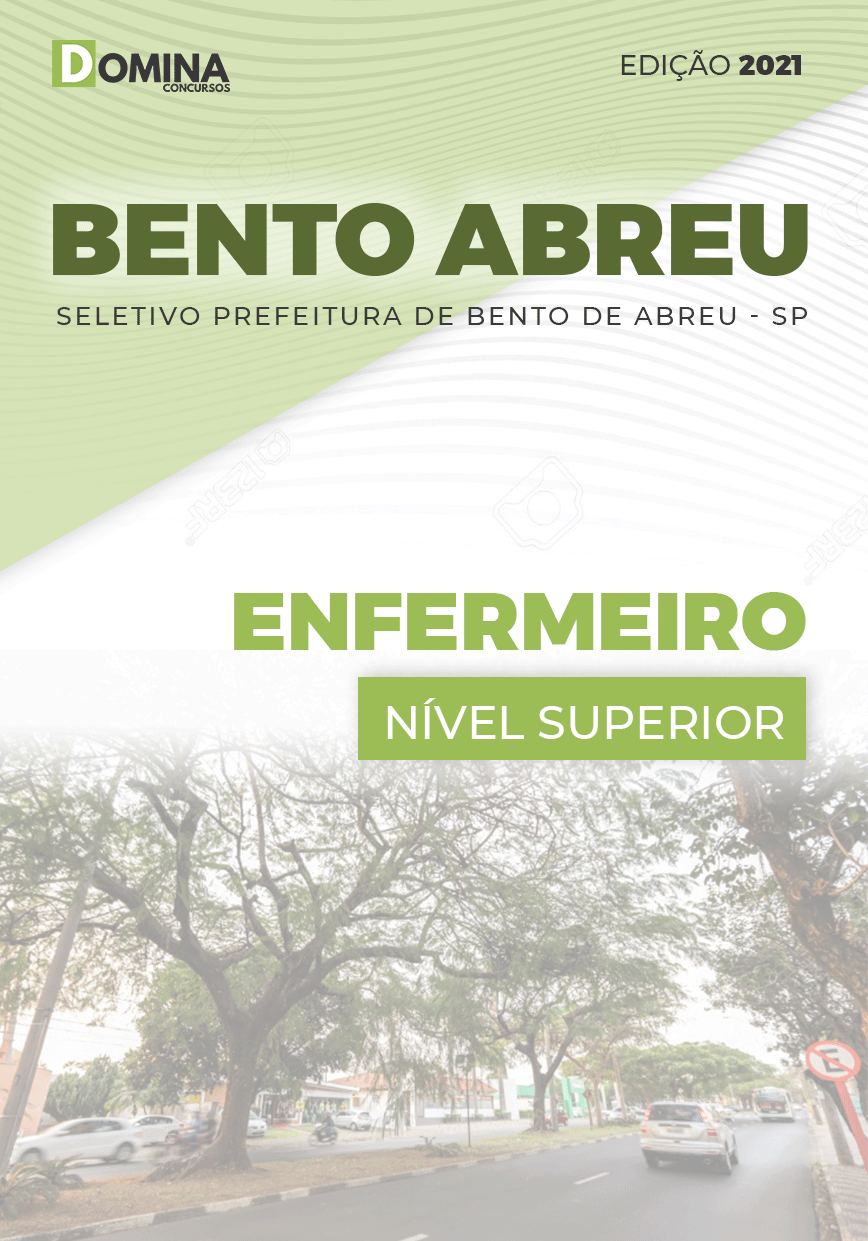 Apostila Seletivo Pref Bento de Abreu SP 2021 Enfermeiro
