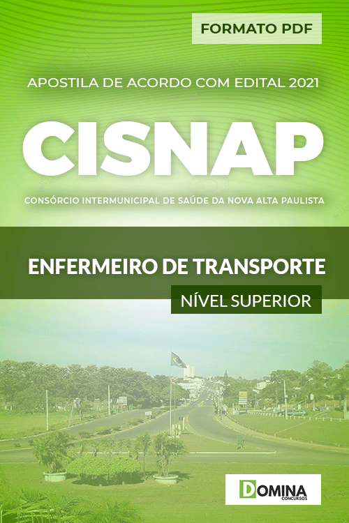 Apostila Seletivo CISNAP SP 2021 Enfermeiro de Transporte