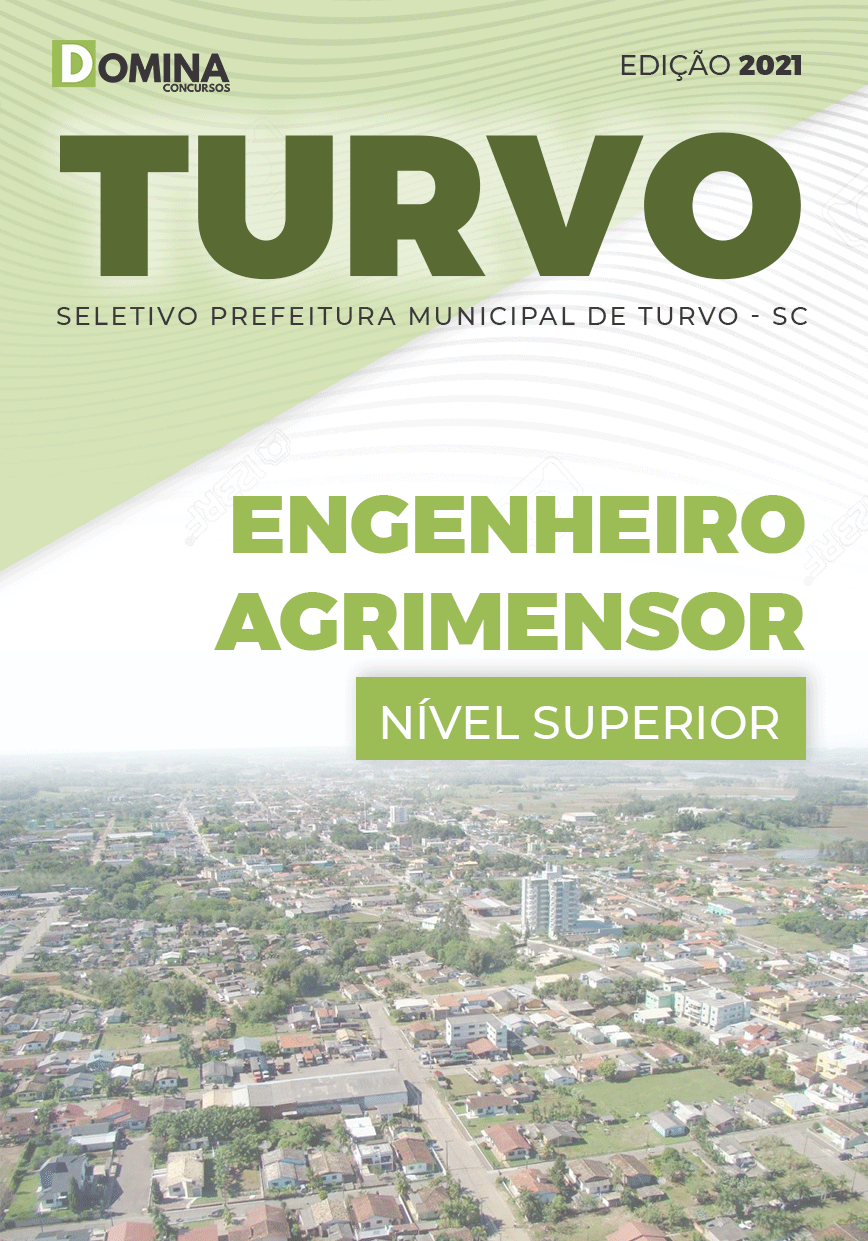 Apostila Seletivo Pref Turvo SC 2021 Engenheiro Agrimensor