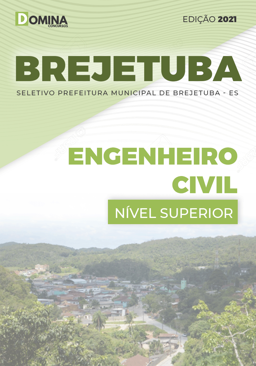 Apostila Seletivo Pref Brejetuba ES 2021 Engenheiro Civil